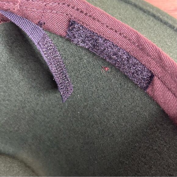 Brixton Messer Fedora Moss Green Large Optional Feather NWT - Picture 12 of 16